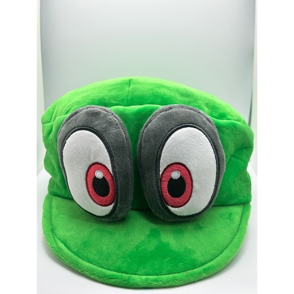 Nintendo Other - Super Mario Odyssey Cappy Plush Hat Green Cosplay Costume Accessory